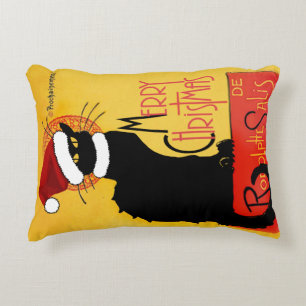 Vrolijk kerstfeest - Chat Noir Decoratief Kussen