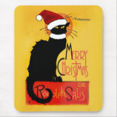 Vrolijk kerstfeest - Chat Noir Muismat (Voorkant)