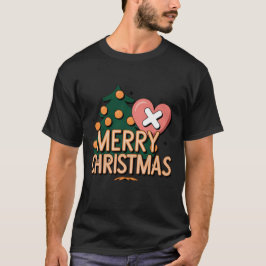 Vrolijk Kerstfeest Cheer T-shirt voor Heren