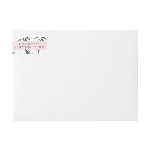 Vrolijk Kerstfeest Chic Modern Sage Vakantie Groen (Voorkant)