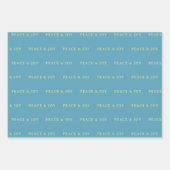 Vrolijk kerstfeest Chicago Skyline Holiday Inpakpapier Vel (Voorkant 2)