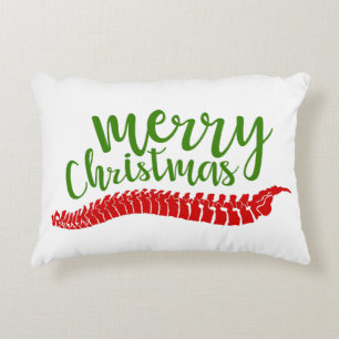 Vrolijk kerstfeest, chiropractische kerst accent kussen