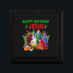 Vrolijk kerstfeest Christelijk Happy Birthday Jesu Cadeaudoosje<br><div class="desc">Vrolijk kerstfeest Christelijk Happy Birthday Jesus Christus Xmas</div>