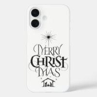 Vrolijk kerstfeest Christelijk Jesus Christ Callig