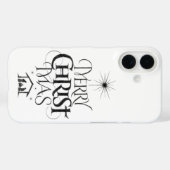 Vrolijk kerstfeest Christelijk Jesus Christ Callig Case-Mate iPhone Case (Achterkant (horizontaal))