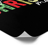 Vrolijk kerstfeest Christelijk Jesus Cross Faith R Poster (Hoek)