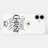 Vrolijk kerstfeest Christelijke kerstkalligrafie Case-Mate iPhone Case (Achterkant (horizontaal))
