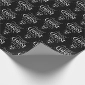 Vrolijk kerstfeest Christelijke kerstster Jesus Go Cadeaupapier (Hoek)