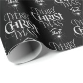 Vrolijk kerstfeest Christelijke kerstster Jesus Go Cadeaupapier (Rol Hoek)