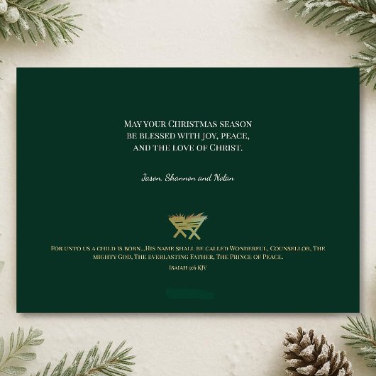 Vrolijk Kerstfeest Christelijke Vakantie Fotokaart Feestdagenkaart