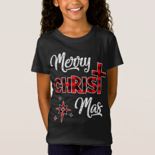Vrolijk kerstfeest christenen Gifts Buffalo Play P T-shirt