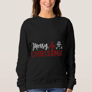 Vrolijk kerstfeest christenen Gifts Pset Buffalo P Trui