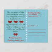 Vrolijk kerstfeest - Christmas Tree Briefkaart (Achterkant)