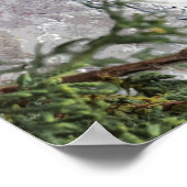 Vrolijk kerstfeest. Claude Monet Poster (Hoek)