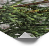 Vrolijk kerstfeest. Claude Monet Poster (Hoek)