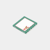 Vrolijk kerstfeest Corgi Dog Post-It Notes (Schuin)