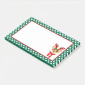 Vrolijk kerstfeest Corgi Dog Post-It Notes (Schuin)