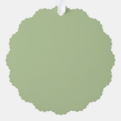 Vrolijk Kerstfeest: Corgi Illustratie Kunst Ornament Kaart (Achterkant)