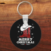Vrolijk kerstfeest Cowboy Boots Red Buffalo Pset W Sleutelhanger (Voorkant)