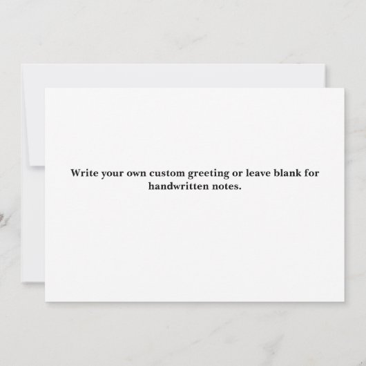 Vrolijk kerstfeest Creëer je eigen boodschap Kaart (Achterkant)