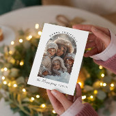 Vrolijk Kerstfeest Custom Family Photo Holiday Kaa Feestdagenkaart