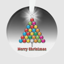 Vrolijk Kerstfeest Custom Golf Holiday Design Ornament