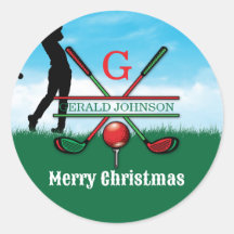 Vrolijk Kerstfeest Custom Golf Holiday Design