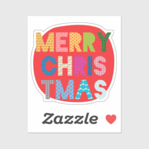 Vrolijk Kerstfeest Custom – Holiday Fun Sticker