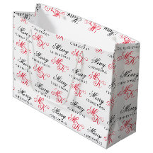 Vrolijk Kerstfeest Custom Monogram Initialen Xmas
