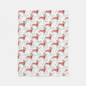 Vrolijk kerstfeest | Dachshund Dog-kerstkeuken Fleece Deken (Voorkant)