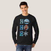 Vrolijk kerstfeest Dachshund Snow Merry Kerstmis O T-shirt (Voorkant volledig)
