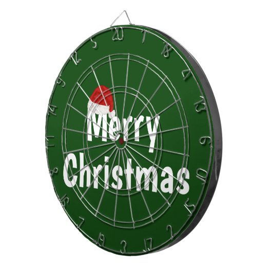 Vrolijk kerstfeest dartbord (Voorkant Rechts)