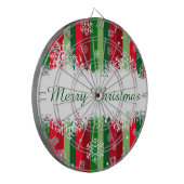 Vrolijk kerstfeest dartbord (Voorkant Links)