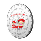 Vrolijk kerstfeest dartbord (Voorkant Rechts)