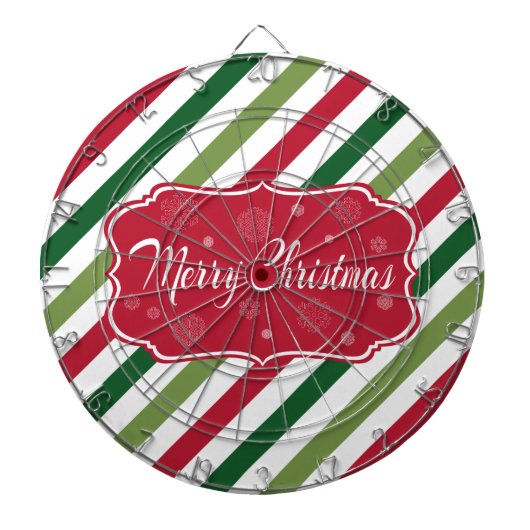 Vrolijk kerstfeest dartbord (Voorkant)
