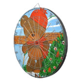 Vrolijk kerstfeest dartbord (Voorkant Rechts)