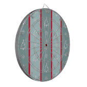 Vrolijk kerstfeest dartbord (Voorkant Links)