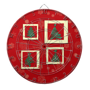 Vrolijk kerstfeest dartbord