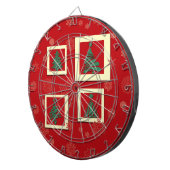 Vrolijk kerstfeest dartbord (Voorkant Rechts)