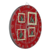 Vrolijk kerstfeest dartbord (Voorkant Links)