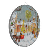 Vrolijk kerstfeest dartbord (Voorkant Links)