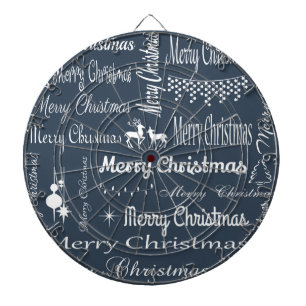Vrolijk kerstfeest dartbord