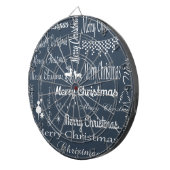 Vrolijk kerstfeest dartbord (Voorkant Rechts)