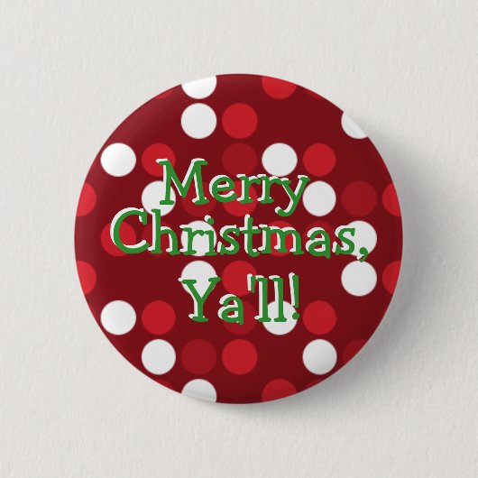 Vrolijk kerstfeest, dat doe je. ronde button 5,7 cm (Voorkant)
