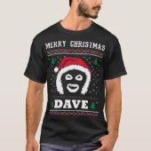 Vrolijk kerstfeest Dave League League of Gentlemen T-shirt (Voorkant)