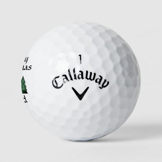 Vrolijk Kerstfeest #David golfballen van dalDesign (Logo)