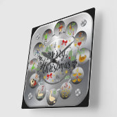 Vrolijk kerstfeest ~ De 12 dagen van Kerstmis ~ Vierkante Klok (Hoek)