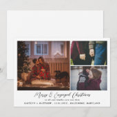 Vrolijk kerstfeest | De datum-foto opslaan Feestdagenkaart (Voorkant / Achterkant)