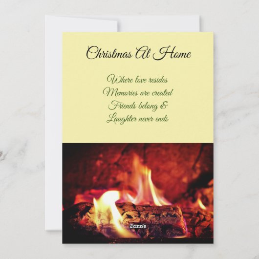 Vrolijk kerstfeest De moeilijkste momenten zijn fe Feestdagenkaart (Achterkant)