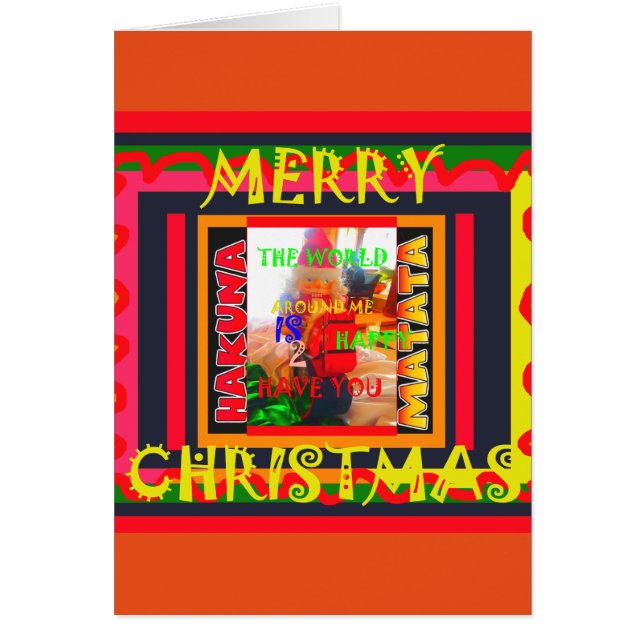 Vrolijk kerstfeest De wereld om mij heen is blij o (Voorkant)